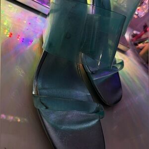 Elegant Teal Women's Heels